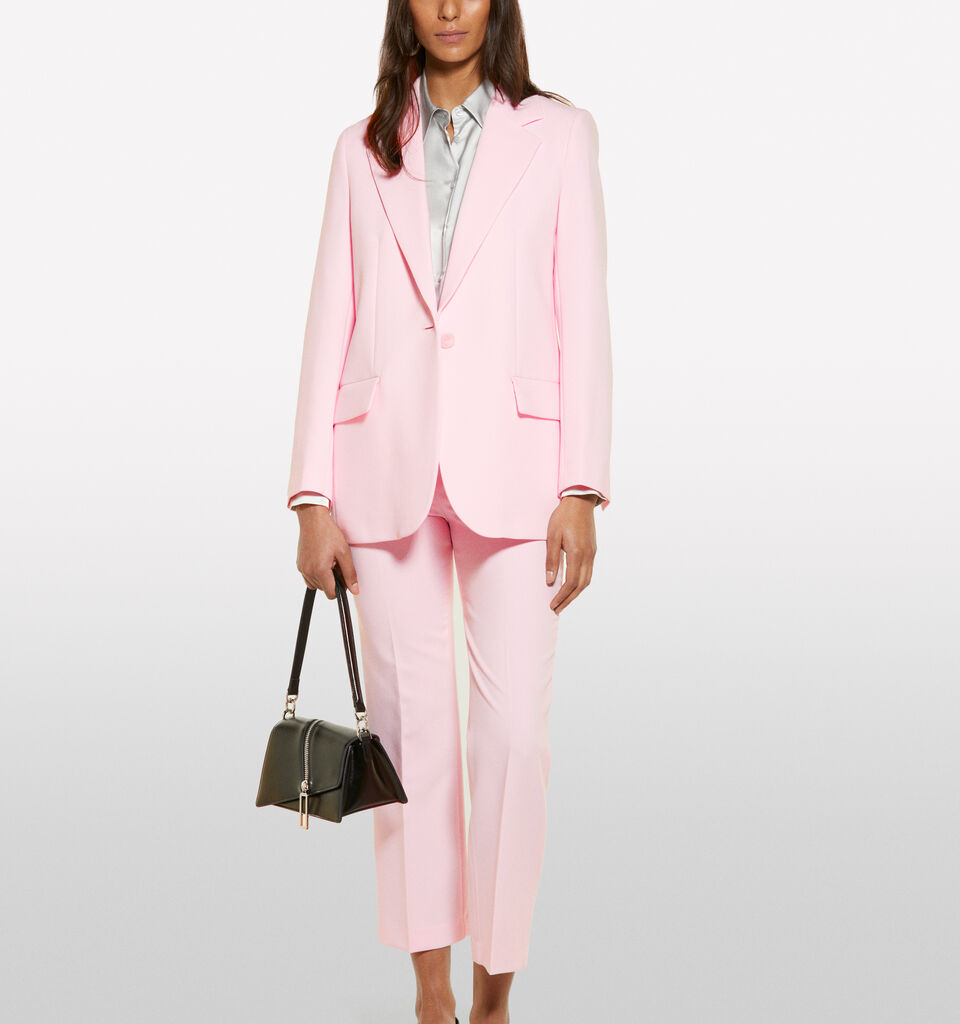 Pink formal trousers - women's regular fit trousers - Soft Pink | Sisley image number 1